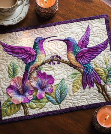 Harmony Quilted Placemat Set for Elegant Dining — Soft-Touch, Durable Table Mats, Machine Washable, Heat-Resistant, Ideal for Daily Use