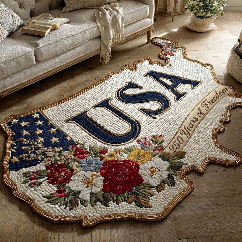 Heritage Eagle Custom-Shaped Rug — Sculpted Patriotic Accent Rug With Durable Fibers And Non-Slip Backing For High-Traffic Areas
