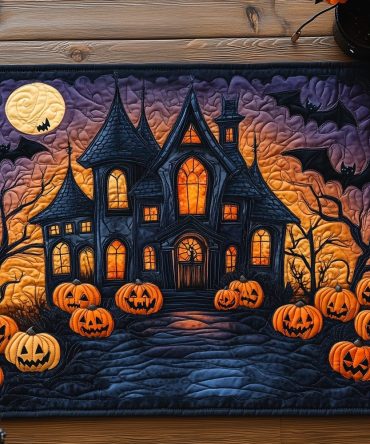 Hexed Homestead Quilted Placemat — Handcrafted-Inspired Geometric Table Mat, Durable Quilted Dining Protector, Machine-Washable Country Chic Accent