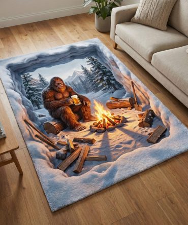 Colossus Statement Area Rug — Bold Modern Abstract Rug For Living Room, Office & Loft With Durable Low-Pile Construction