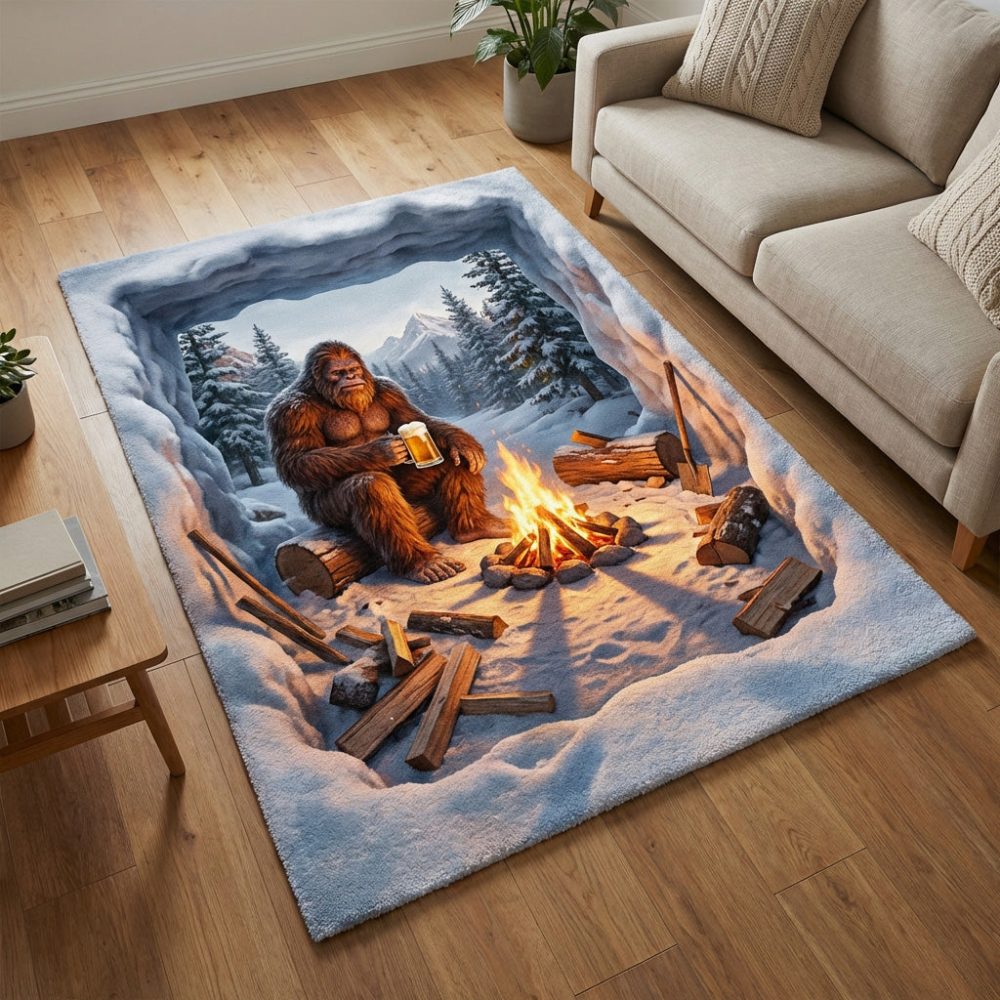 Colossus Statement Area Rug — Bold Modern Abstract Rug For Living Room, Office & Loft With Durable Low-Pile Construction