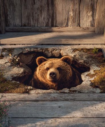 Hidden Den Keeper Doormat — Stylish Camouflaged Welcome Rug For Porch & Entry, Durable Non-Slip Outdoor Mat With Fade-Resistant Print