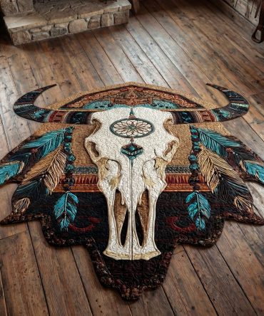 Custom Highland Harmony Rug – Personalized Shape & Size Area Rug With Fade-Resistant Print And Non-Slip Backing For Unique Home Decor