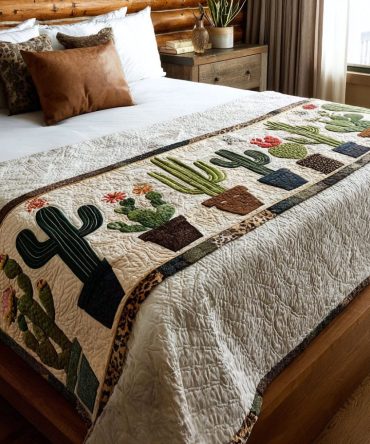 Hug Me Not Quilted Accent Runner — Minimalist Bed Scarf For Modern Bedrooms, Lightweight & Easy-Care