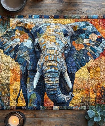 Ivory Grace Elegant Quilted Table Placemat — Neutral Luxury Dining Mat for Everyday Use, Stain-Resistant & Soft-Cushion