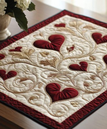 Kind Gather Quilted Placemat — Cozy Gatherings Table Mat, Soft Cotton, Durable Quilting for Everyday Entertaining & Holiday Meals