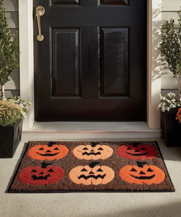 Lantern Watch Welcome Mat — Rustic Lantern Doormat For Porch, Cabin & Front Entry , Durable Outdoor/Indoor Rug, Non-Slip, Cozy Cottage Style