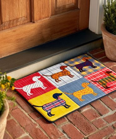 Little Long Dog Pet-Themed Doormat — Cute Canine Welcome Mat For Dog Lovers, Durable Indoor/Outdoor Rug To Trap Dirt & Mud At The Door