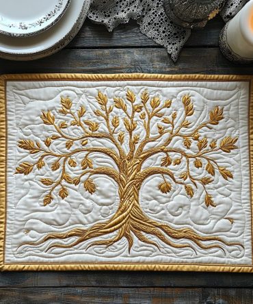 Living Legacy Quilted Placemat — Heirloom-Inspired Table Mat, Durable Quilted Cotton, Timeless Design For Everyday & Special Occasions