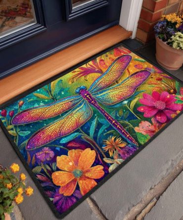 Misty Skies Entrance Mat — Soft Cloud-Pattern Outdoor/Indoor Doormat, Weather-Resistant, Non-Slip Welcome Rug For Home