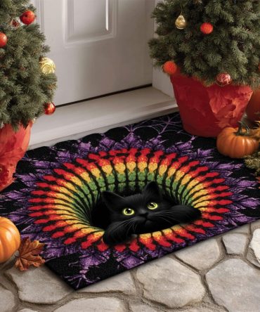 Mystic Gaze Doormat — Enigmatic Eye Welcome Rug, Durable Indoor/Outdoor Entry Mat With Non-Slip Backing And Fade-Resistant Artistic Print