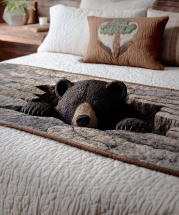 Silent Den Quilted Bed Runner — Minimalist Luxury Bed Scarf For Modern Bedrooms, Soft Neutral Quilted Decorative Throw