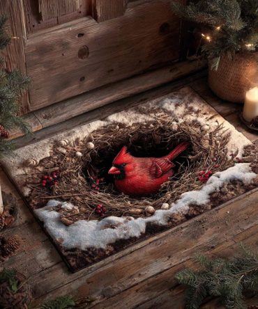Snowy Winter Welcome Mat - Premium Outdoor Doormat For Snow Days, Durable Non-Slip Porch Rug, Festive Holiday Entryway Accent, Buy Now