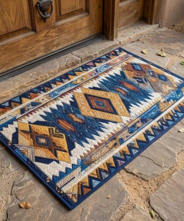 Prairie Woven Entry Mat — Rustic Farmhouse Doormat For Front Door, Durable Weatherproof Welcome Rug, Non-Slip Porch & Indoor/Outdoor Use
