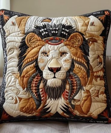 Safari Mosaic Quilted Throw Pillow Cover — Vibrant Animal Print Decorative Pillowcase For Living Room, Kids' Room & Accent Decor