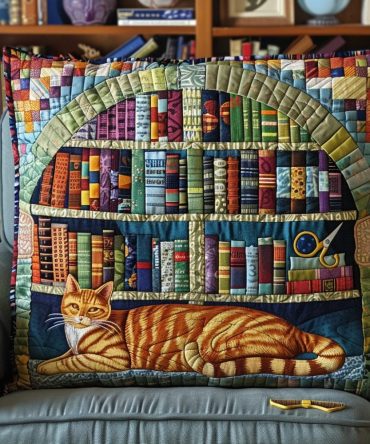 Elegant Prose Quilted Pillow Cover — Luxe Decorative Cushion Case In Soft Quilting For Bedroom, Sofa & Accent Styling