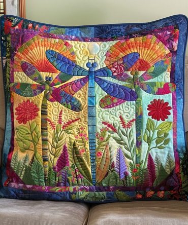 Skimmer Silhouette Quilted Pillow Cover — Sleek Decorative Cushion Case With Modern Lines For Contemporary Living Spaces