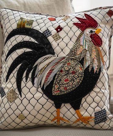 Barnyard Beauties Quilted Pillow Cover — Charming Farm Animal Throw Pillowcase For Rustic & Country Home Decor, Soft & Easy Care