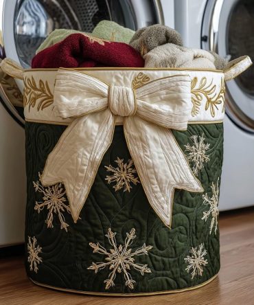 Bright Ribbon Quilted Laundry Hamper — Cheerful Striped Collapsible Laundry Basket For Kids' Rooms & Home Storage, Lightweight & Durable