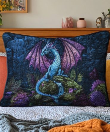 Celestial Ember Quilted Decorative Pillow Cover — Luxurious Warm-Toned Pillowcase With Soft Quilting For Cozy Spaces