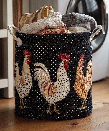 Classic Quilted Laundry Hamper — Timeless Fabric Basket, Collapsible Design With Reinforced Handles, Machine-Washable & Durable Home Organizer