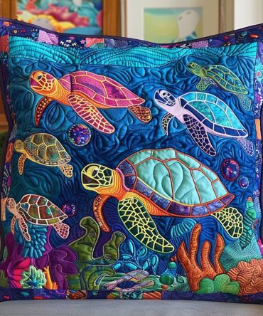 Coastal Bliss Quilted Pillowcase — Sunwashed Beach Tones, Luxe Quilted Texture For Relaxed Seaside Bedding & Sofa Styling