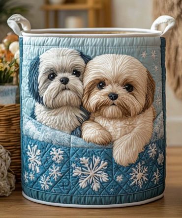 Cozy Duo Quilted Laundry Hamper — Two-Tone Quilted Fabric Collapsible Basket With Reinforced Handles, Soft Liner & Machine-Washable Practical Storage