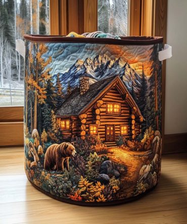 Cozy Haven Quilted Laundry Hamper — Plush-Feel Decorative Laundry Basket With Durable Handles For Stylish Room Organization & Storage