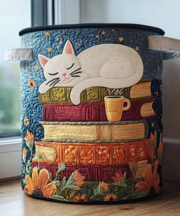 Cozy Spell Quilted Laundry Hamper – Chic Collapsible Fabric Basket, Soft Quilted Design, Washable Decorative Storage For Home