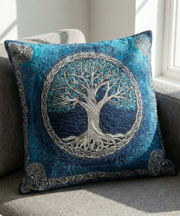 Deepwood Legacy Quilted Pillow Cover - Luxury Cotton Blend Sham For Rustic Bedrooms, Decorative Quilted Throw Pillowcase