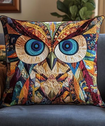 Eclipse Envoys Quilted Pillowcase - Modern Celestial Decorative Pillow Cover With Moon & Star Motif, Soft Quilted Cotton, Zippered