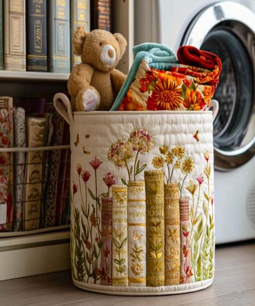 Everyday Quilted Laundry Hamper — Versatile Foldable Fabric Basket For Daily Use, Spacious Capacity, Easy-Carry Handles & Washable Liner