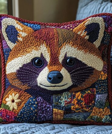 Forest Whispers Quilted Throw Pillow Cover – Subtle Woodland Pattern, Soft Quilting, Versatile Accent For Living Rooms & Beds