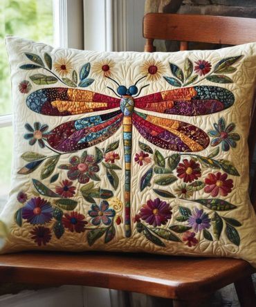 Gentle Breeze Quilted Pillow Cover — Lightweight Breathable Bedding Accent, Soft Cotton-Blend, Hypoallergenic & Machine Washable