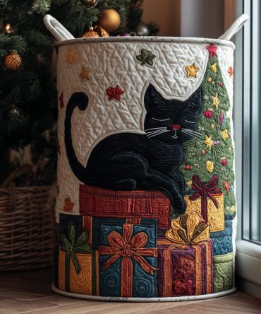 Gift Nap Quilted Laundry Hamper — Charming Patterned Collapsible Laundry Basket With Soft Quilting And Strong Handles, Perfect Gift For New Homes