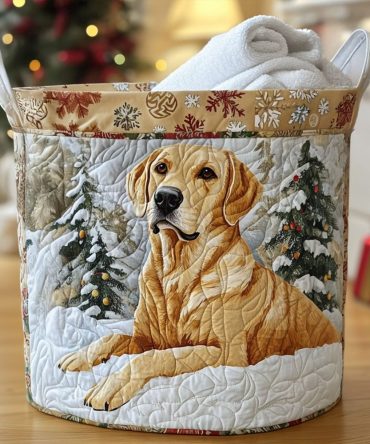 Golden Glow Quilted Laundry Hamper – Luxe Collapsible Fabric Basket, Washable Decorative Storage For Bedroom, Closet & Dorm