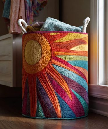 Golden Rise Quilted Laundry Hamper – Luxe Gold-Tone Pattern, Foldable Elegant Laundry Storage With Handles, Washable & Durable For Gift Giving