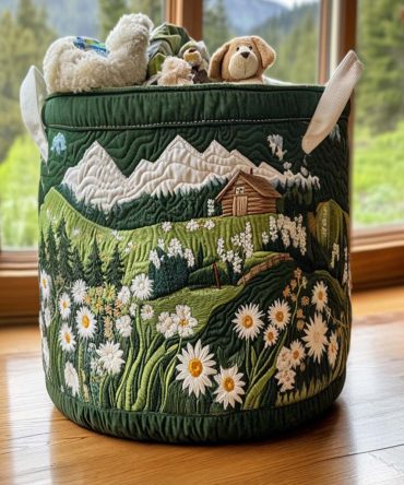 Hearthstone Home Quilted Laundry Hamper — Classic Cottage Laundry Basket With Durable Stitching & Easy-Carry Handles For Every Room