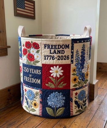 Heirloom Of Honor Quilted Laundry Hamper - Classic Heirloom Quilt Design, Foldable Fabric Basket With Reinforced Handles