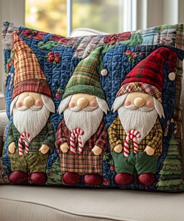 Hidden Hollow Quilted Pillow Cover – Rustic Woodland Pillowcase In Neutral Tones With Subtle Quilting, Cottagecore Accent For Cozy Living Spaces