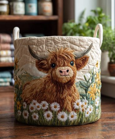 Highland Charm Quilted Laundry Hamper — Classic Plaid Fabric Basket For Cozy, Country-Style Storage And Home Organization