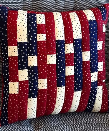Honor In Bloom Quilted Decorative Pillow Cover — Elegant Floral-Quilted Throw Case, Soft Texture, Machine Washable, Stylish Accent
