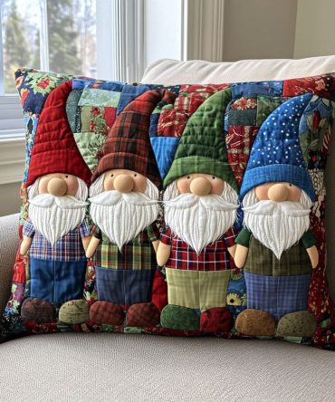 Magical Retreat Quilted Pillowcase – Enchanted Garden Throw Pillow Cover With Soft Quilting, Luxe Touch And Easy-Care Machine Wash Finish