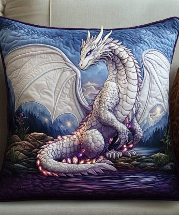 Moonlit Serpent Luxury Quilted Pillow Cover — Boho Snake Motif Decorative Throw Pillowcase For Bed & Sofa, Soft Durable