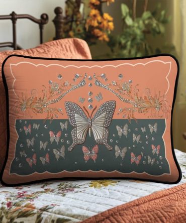 Nature Embrace Botanical Quilted Pillow Sham — Plush Cotton Decorative Pillowcase, Breathable Hypoallergenic Accent For Serene Bedrooms