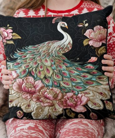 Opulent Grace Quilted Pillow Cover — Luxurious Textured Throw Pillowcase For Elegant Living Rooms, Bedrooms & Guest Suites