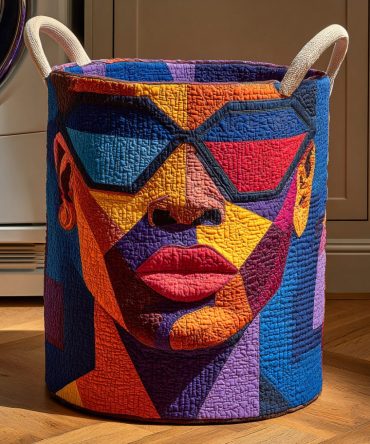 Royal Spirit Quilted Laundry Hamper - Luxurious Regal Foldable Storage Basket With Padded Quilting For Elegant Home Organization