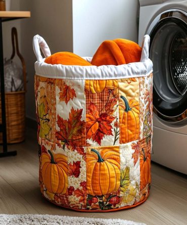 Rustic Haven Quilted Laundry Hamper — Farmhouse-Style Collapsible Fabric Basket With Heavy-Duty Handles & Sturdy Base For Everyday Use
