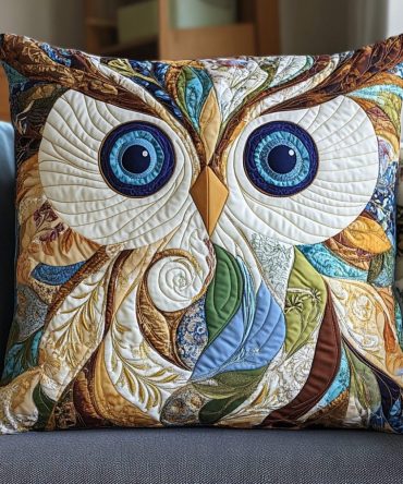 Sage Of Silence Quilted Pillow Cover — Serene Botanical Sage Green Throw Pillow Sham, Calming Cotton Blend Accent For Minimalist Decor