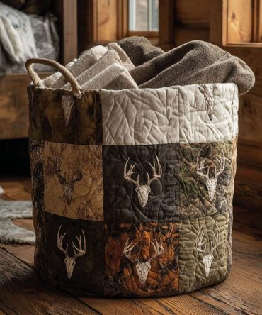 Silent Tracker Noise-Reducing Quilted Laundry Hamper — Foldable, Washable Storage Basket With Handles For Bedroom, Dorm & Small Spaces